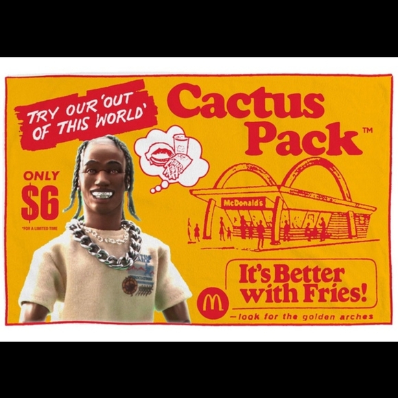 McDonald's × Travis Scott Cactus Pack Blanket - Picture 1 of 1
